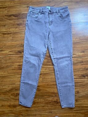 Wash Lab Women's Mauve Midrise Stretch Skinny Jeans Size 30 Casual Streetwear